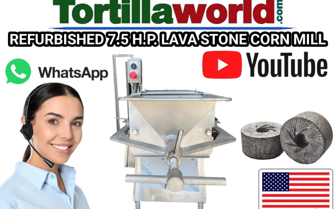 Refurbished 7½ HP corn mill for sale