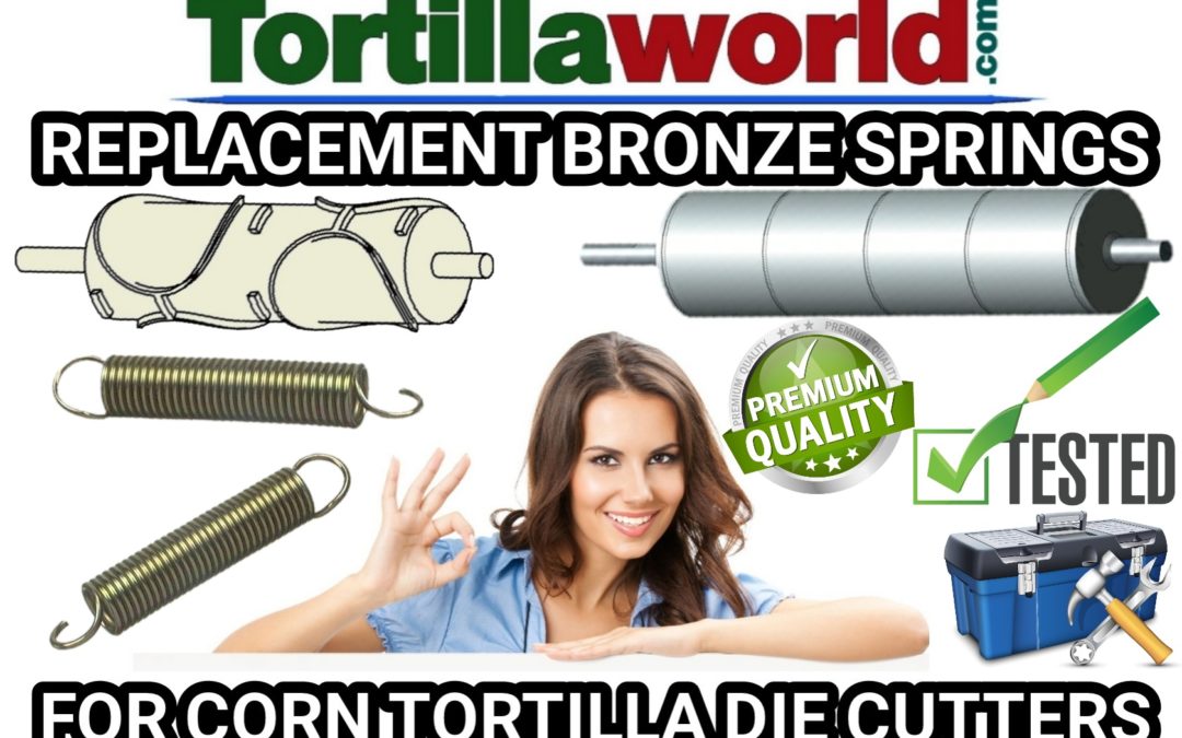 Replacement bronze springs for tortilla die cutters for sale
