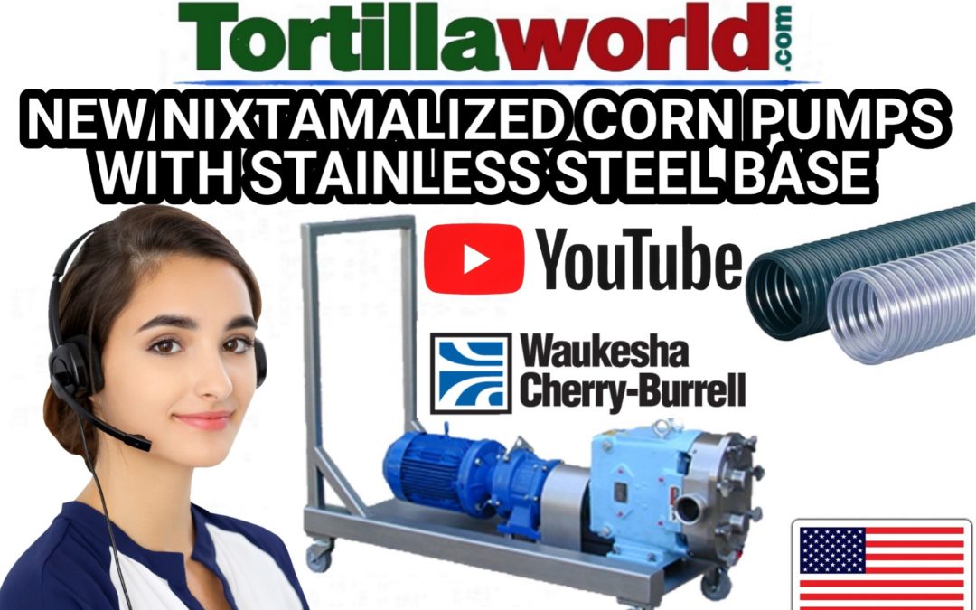 New Waukesha Nixtamalized corn pump for sale