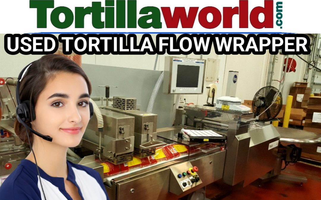 Used flow wrapper for tortillas for sale