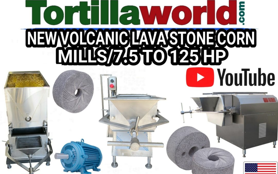 New motorized lava stone corn mills for sale