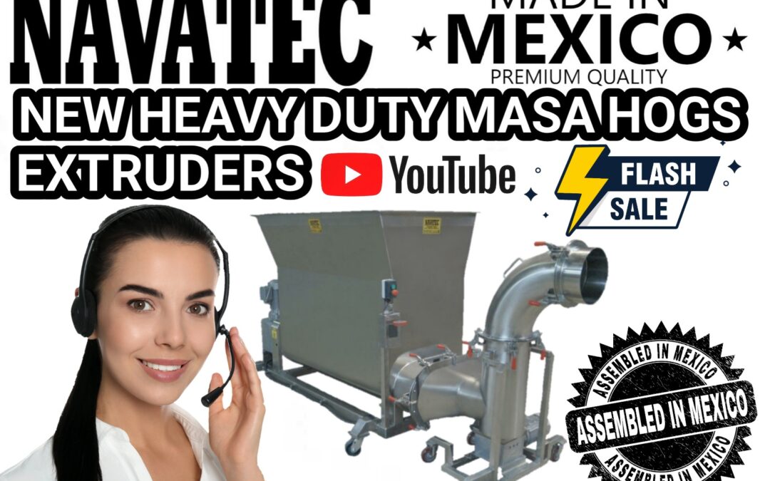 Navatec masa hog extruder for sale